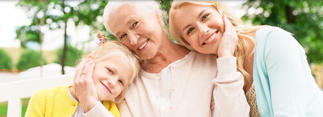 Smiling family